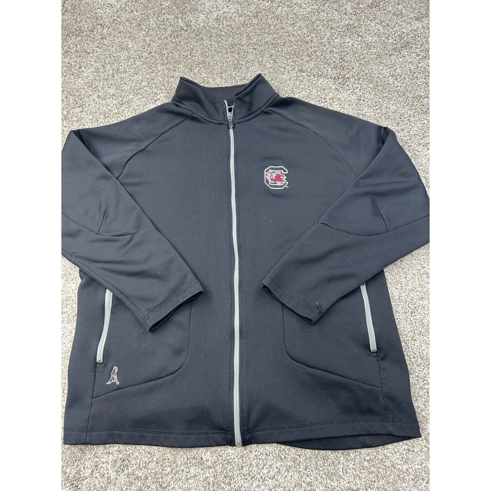 Ping South Carolina Gamecocks Jacket Mens XXL Black Full Zip Performance #0602